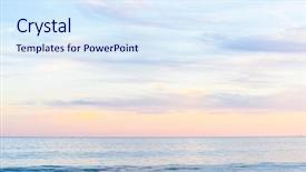  Presentation with ocean wave - Amazing PPT layouts having sun clouds - set of pictures backdrop and a sky blue colored foreground