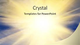  Presentation with god light - Slide set having sun concepts of religion god background and a blonde colored foreground