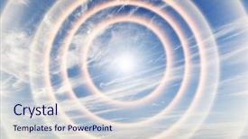  Presentation with god light - Presentation theme featuring sun concepts of religion god background and a  colored foreground