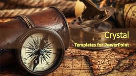  Presentation with vintage world travel - Slides having sun dial - travel geography navigation concept background background and a tawny brown colored foreground
