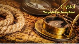  Presentation with vintage world travel - Audience pleasing slide set consisting of sun dial - travel geography navigation concept background backdrop and a tawny brown colored foreground