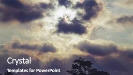  Presentation with eclipse - Beautiful PPT theme featuring sun eclipse in thailand march backdrop and a tawny brown colored foreground