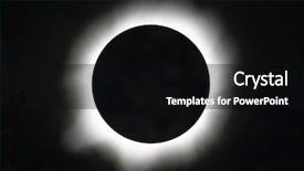  Presentation with eclipse - Slide deck enhanced with sun eclipse in the sky background and a black colored foreground