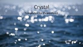  Presentation with aqua - PPT layouts featuring sun light reflections on blue background and a light blue colored foreground