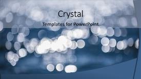  Presentation with light abstract - Colorful theme enhanced with sun light reflections on blue backdrop and a light blue colored foreground