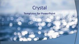  Presentation with aqua - PPT layouts having sun light reflections on blue background and a sky blue colored foreground