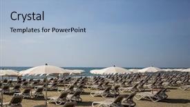  Presentation with sea sun - Cool new theme with  backdrop and a  colored foreground