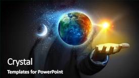  Presentation with palm - Amazing presentation design having alphabet - analysis web development technology design backdrop and a light gray colored foreground