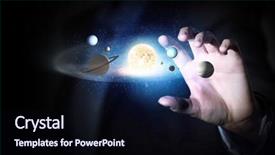  Presentation with nebula and galaxies in space planet and galaxy - Beautiful PPT theme featuring sun moon - explore the space backdrop and a  colored foreground