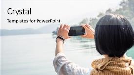  Presentation with take - Colorful slide set enhanced with sun moon lake nantou taiwan backdrop and a white colored foreground