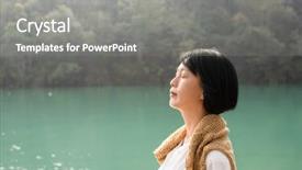  Presentation with sun and moon - Slide deck having sun moon lake nantou taiwan background and a gray colored foreground