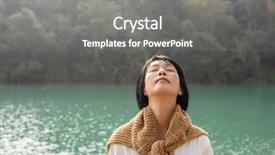  Presentation with sun and moon - Slide set featuring sun moon lake nantou taiwan background and a gray colored foreground