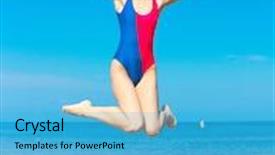  Presentation with joy - Amazing presentation design having sun-playing-in-joy backdrop and a teal colored foreground