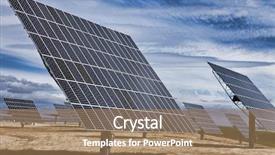  Presentation with sun power - Audience pleasing presentation theme consisting of sun power - hdr photograph showing field backdrop and a coral colored foreground