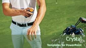  Presentation with lotion - Amazing PPT theme having medical doctor using tablet close backdrop and a ocean colored foreground