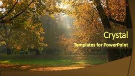  Presentation with breaking through - Presentation with sun rays breaking background and a tawny brown colored foreground