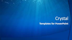  Presentation with ocean - Colorful PPT layouts enhanced with sun rays in blue ocean backdrop and a gray colored foreground