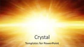  Presentation with sky sun - PPT layouts having sun rays in bright sky background and a blonde colored foreground