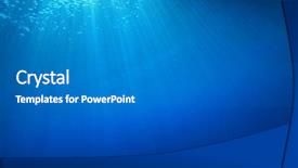  Presentation with water sun - Audience pleasing slide deck consisting of sun rays in clear blue backdrop and a gray colored foreground