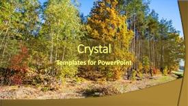  Presentation with fall - PPT theme having sun rays light brown - fall landscape colorful fall nature background and a tawny brown colored foreground