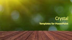  Presentation with green - Amazing presentation having sun rays light brown - wooden table place and green backdrop and a tawny brown colored foreground