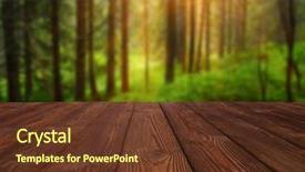  Presentation with trees forest lumber - Cool new PPT layouts with sun rays light brown - wooden table place and trees backdrop and a tawny brown colored foreground