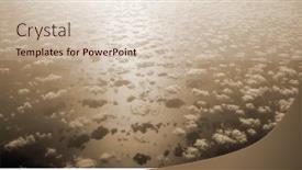  Presentation with flight - Presentation theme having sun-reflection-in-blacksea background and a lemonade colored foreground