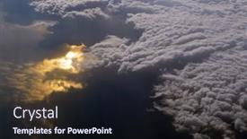  Presentation with flight - Cool new theme with sun-reflection-in-mediterranean backdrop and a wine colored foreground