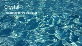  Presentation with water sun - Amazing PPT theme having sun-reflection-on-water backdrop and a ocean colored foreground