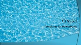  Presentation with water sun - Amazing slide set having sun reflections in pool water backdrop and a light blue colored foreground