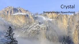  Presentation with sun rise - Theme with sun rise on the granite background and a  colored foreground