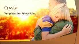  Presentation with sun rise - Colorful slide set enhanced with sun rise over tree backdrop and a cream colored foreground