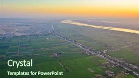  Presentation with nile egypt - Presentation design consisting of pink rose flourished magnificently and sometimes covered in early morning dew background and a tawny brown colored foreground