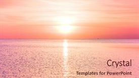  Presentation with sun rays on blue sky - PPT theme enhanced with sun rockets into the sky background and a  colored foreground