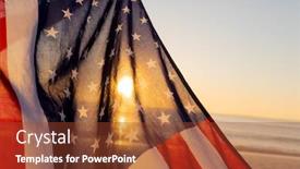  Presentation with sea sun - Presentation consisting of sun-seen-through background and a tawny brown colored foreground