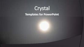  Presentation with gravity the sun - Beautiful presentation theme featuring sun seen with pinhole camera backdrop and a dark gray colored foreground