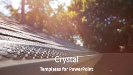  Presentation with shining - Audience pleasing presentation consisting of sun shining on mesh plastic backdrop and a violet colored foreground