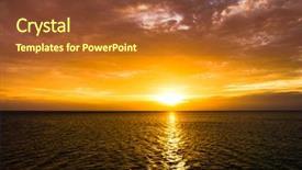  Presentation with catholic glory - PPT layouts featuring sun sunshine - morning glory unreal background background and a red colored foreground