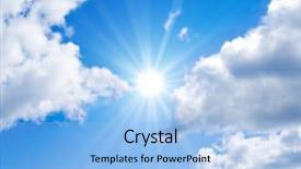  Presentation with find - Presentation theme having sun will find the way background and a  colored foreground