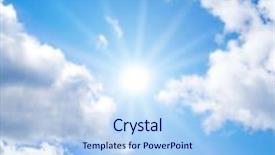  Presentation with find - PPT theme having sun will find the way background and a light blue colored foreground