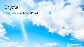  Presentation with god - Audience pleasing presentation consisting of sun will find the way backdrop and a sky blue colored foreground