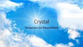  Presentation with find - Colorful theme enhanced with sun will find the way backdrop and a light blue colored foreground