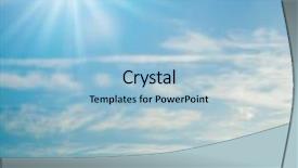  Presentation with god - Colorful theme enhanced with sun will find the way backdrop and a light blue colored foreground