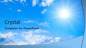  Presentation with find - Audience pleasing PPT theme consisting of sun will find the way backdrop and a light blue colored foreground