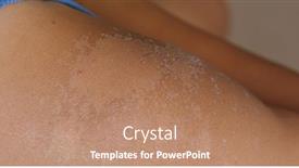  Presentation with skin - Cool new theme with sunburned-skin-peeling-skin backdrop and a coral colored foreground