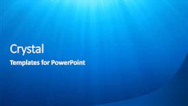  Presentation with sun rays on blue sky - Theme featuring sunburst - blue water background sun rays background and a gray colored foreground