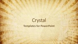  Presentation with vintage paper - Colorful presentation theme enhanced with sunburst image on vintage paper backdrop and a lemonade colored foreground