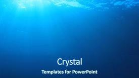  Presentation with ocean - Cool new slides with sunburst in ocean backdrop and a ocean colored foreground