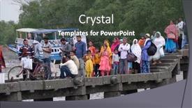  Presentation with passengers - Cool new slide deck with sundarbans-india-february-25-2020 backdrop and a dark gray colored foreground