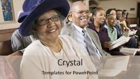  Presentation with best - Presentation with sunday best at church background and a soft green colored foreground